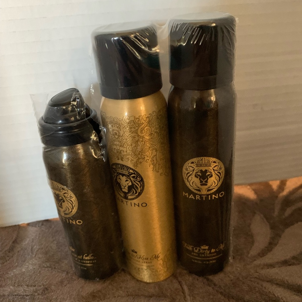 NWT Martino Cartier 3Pack Flexible Hold Hairspray, Dry Texture Spay, Dry Shampoo
